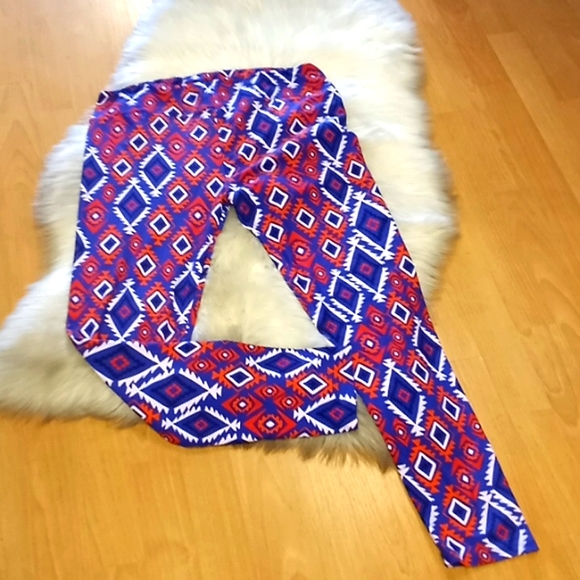 LulaRoe Printed Leggings- T&C-#1563+ - Picture 8 of 10